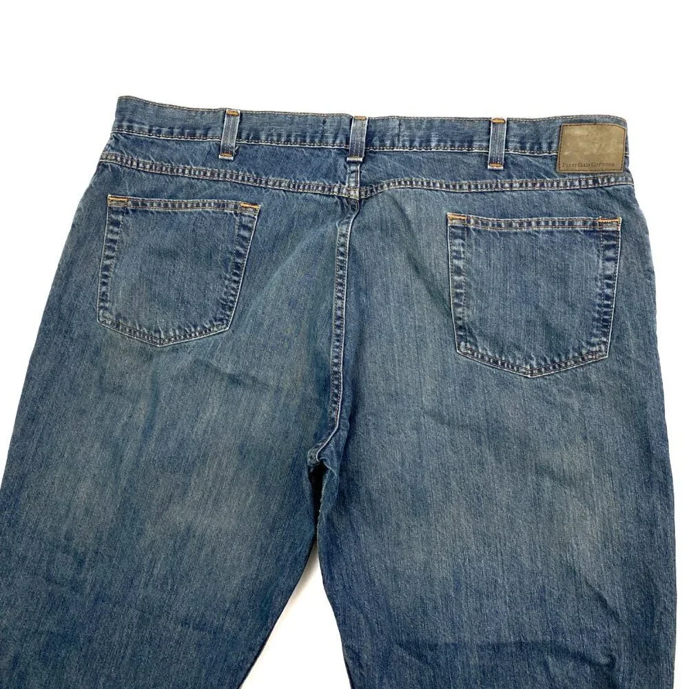 Perry‎ Ellis Straight Leg Women's size 44x30 Dark Wash Blue Denim jeans